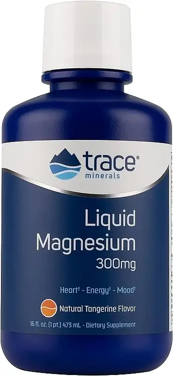 Flydende magnesium 300 mg kosttilskud, mandarin smag 23240186