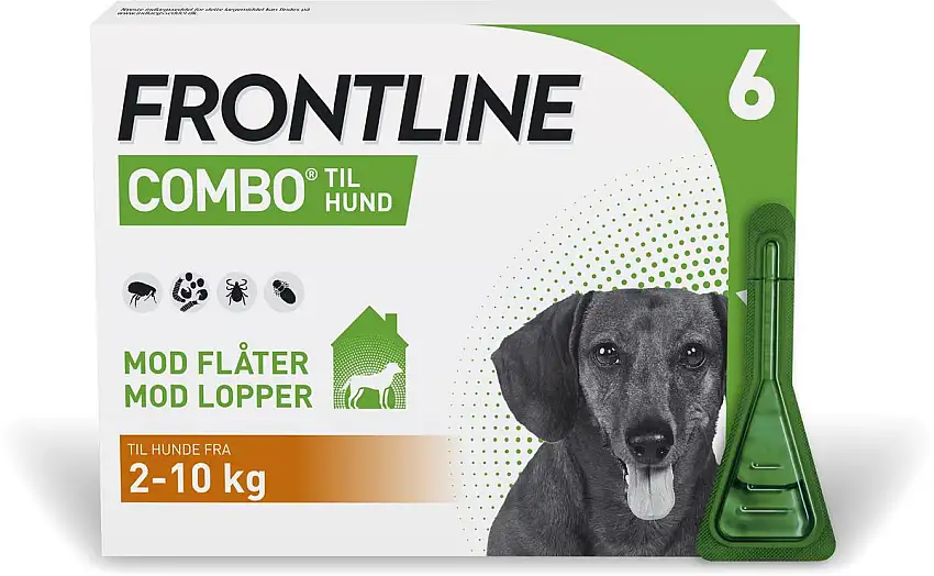 Frontline Combo Vet - hund - 2-10 kg - 6 pipetter