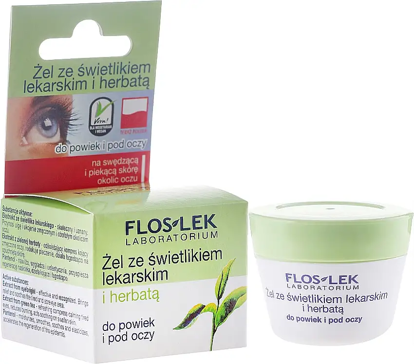 Øjenkonturgel med grøn te og øjentrøst 22929208