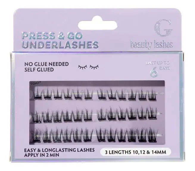 G Beauty Lashes Press & Go Underlashes - Crush - 1 stk.