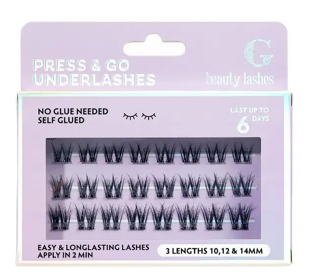 G Beauty Lashes Press & Go Underlashes - Flirty - 1 stk.