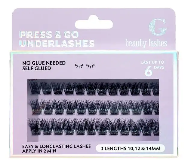 G Beauty Lashes Press & Go Underlashes - Rave - 1 stk.