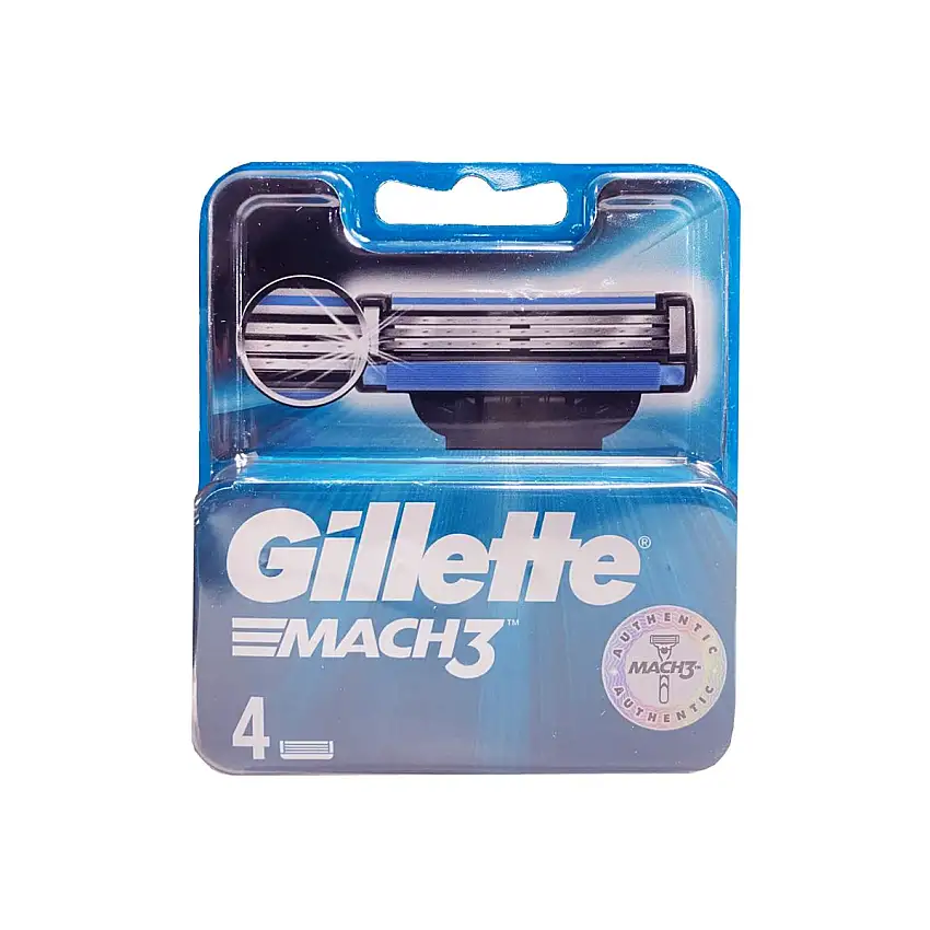 Gillette Mach3 Barberblade - 4 stk.