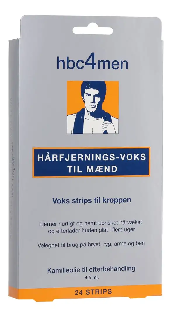 Hanne Bang Hårfjerningsvoks til mænd - 24 stk.