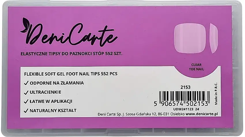 Pedicuregeltips, 552 stk. 29834293