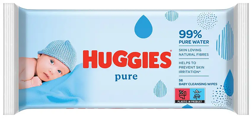 Huggies Pure Wipes - 56 stk.