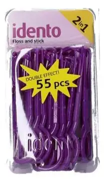Idento-Floss Tandtråd/stik - 55 stk.