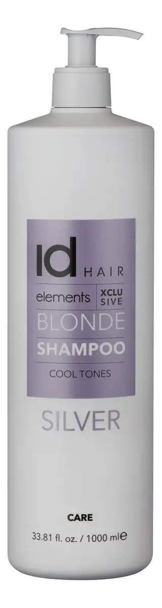 IdHAIR Elements Xclusive Blonde Shampoo Silver - 1000 ml.