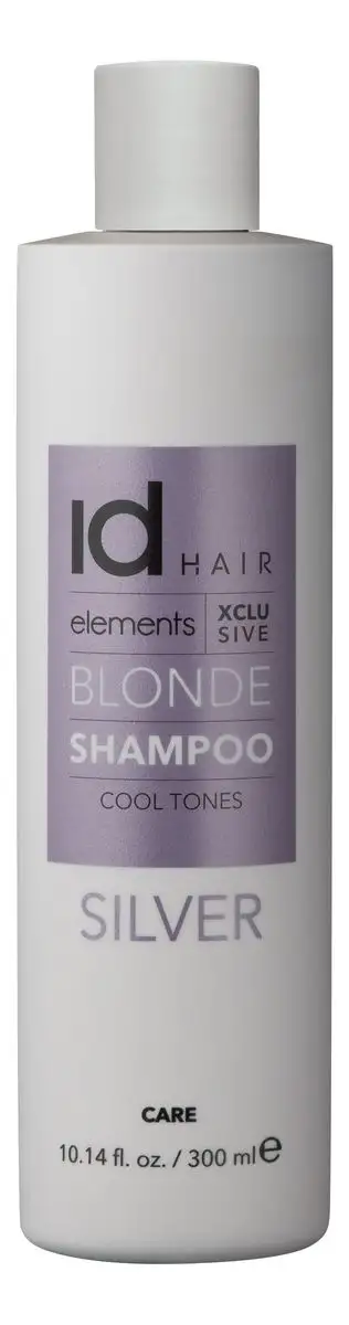 IdHAIR Elements Xclusive Blonde Shampoo Silver - 300 ml.