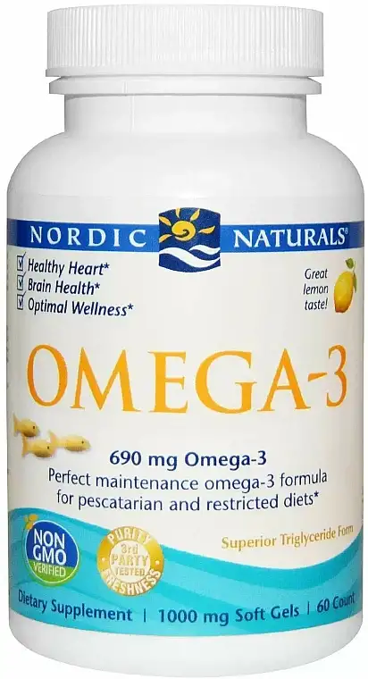 Omega-3 kosttilskud med citronsmag 92433182
