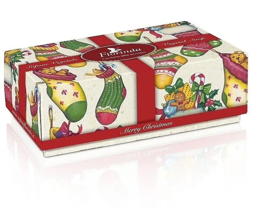 Natursæbe i æske 'Julestrømper' 22601065