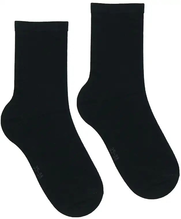 Crew Strømper til kvinder, 1 par, sort 80666550