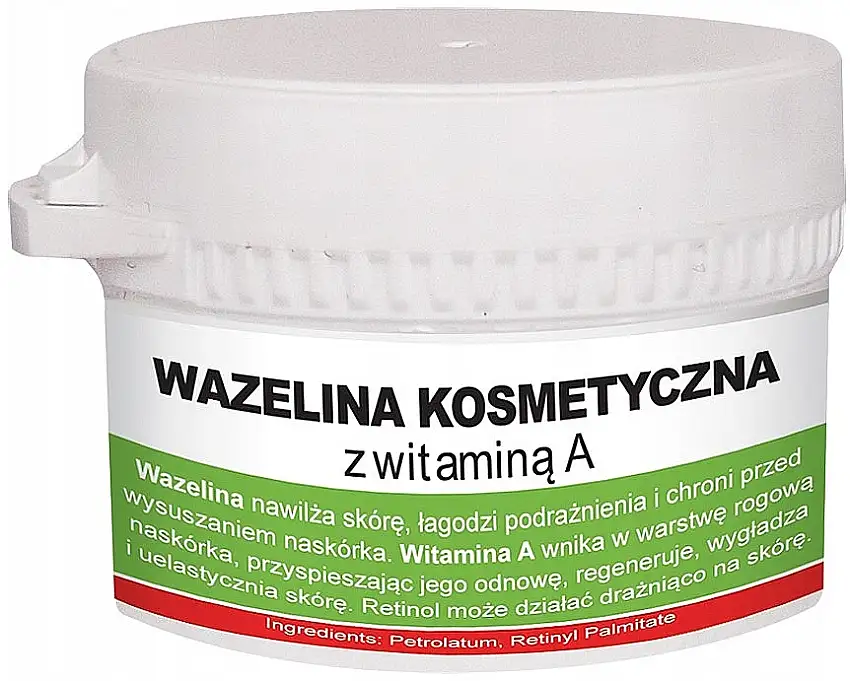 Kosmetisk vaselin med vitamin A 96014667