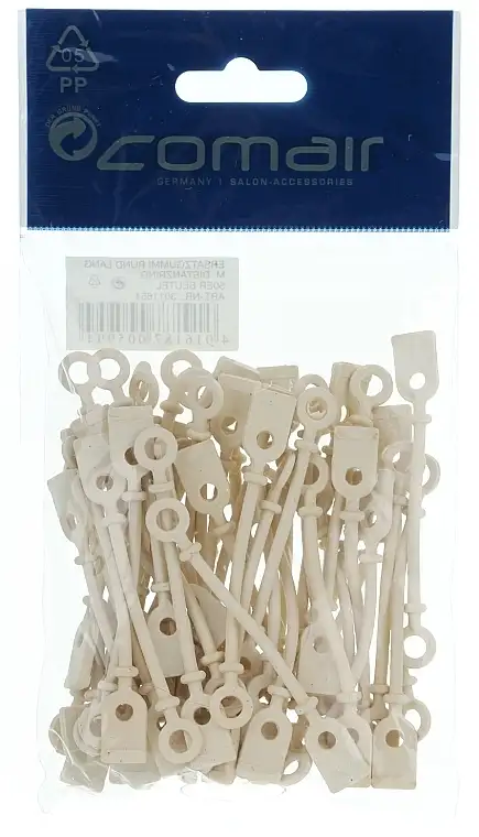 Gummistropper med hoved, lang, 50pcs, 78mm 17458364
