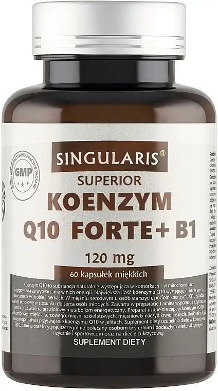 Kosttilskud "Coenzym Q10 Forte + B1" 120 mg, kapsler 16287635