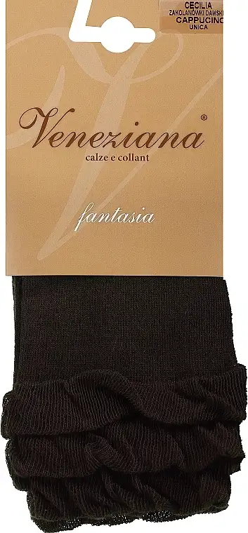 Knæhøje Sokker 'Cecilia' 90 Den, cappuccino 58424513