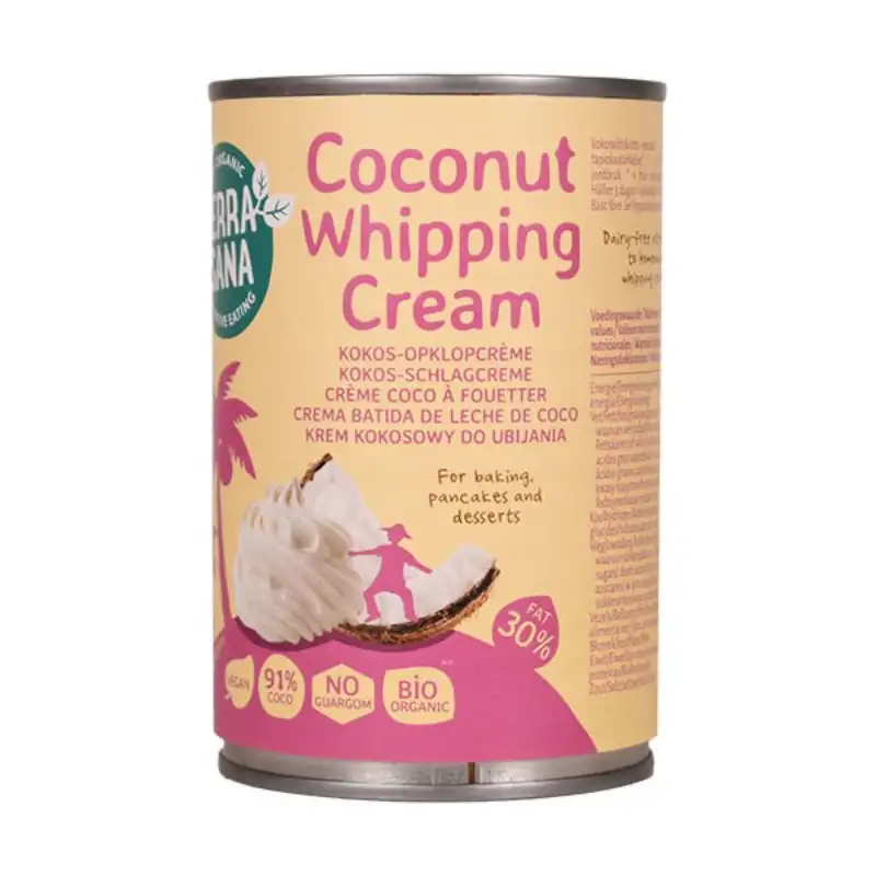 Kokos Piskecreme - Økologisk - 400 ml.