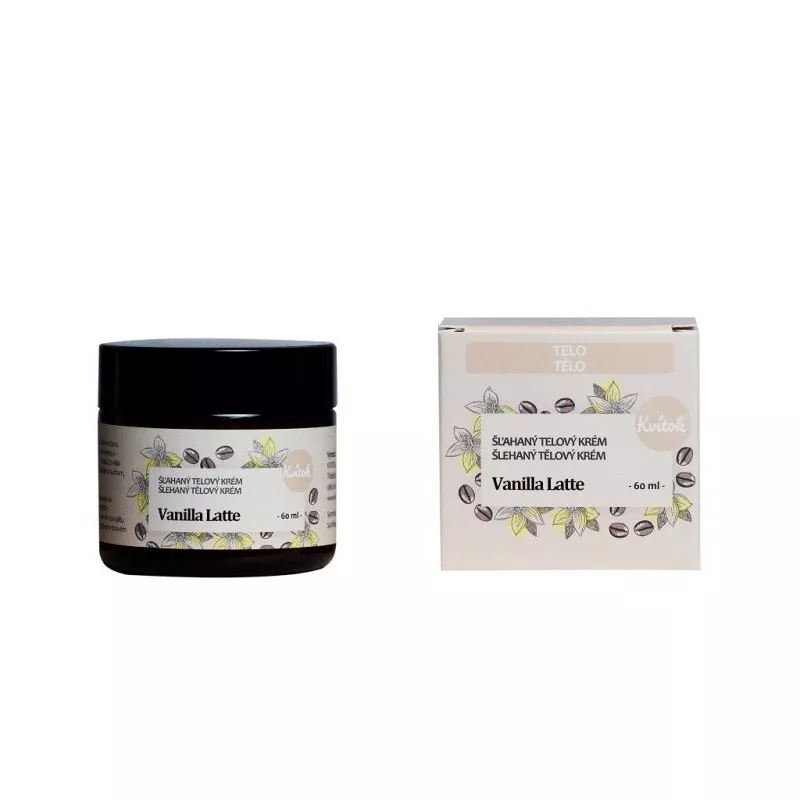 Kvitok Pisket kropscreme Vanilla Latté (60 ml) - uimodståelig duft af frisk kaffe med et strejf af vanilje