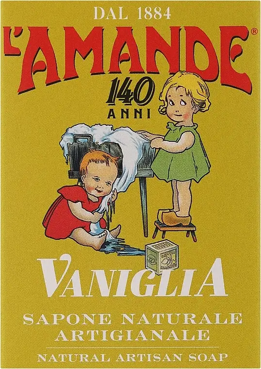 Fast naturlig håndlavet sæbe "Vanilje", afslappende 33453990