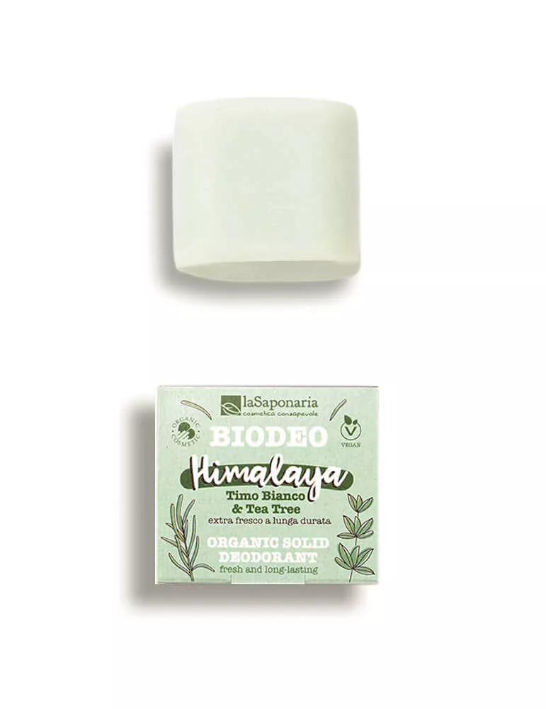 laSaponaria Fast deodorant Himalaya BIO (40 g) - med en frisk duft af tea tree og eukalyptus