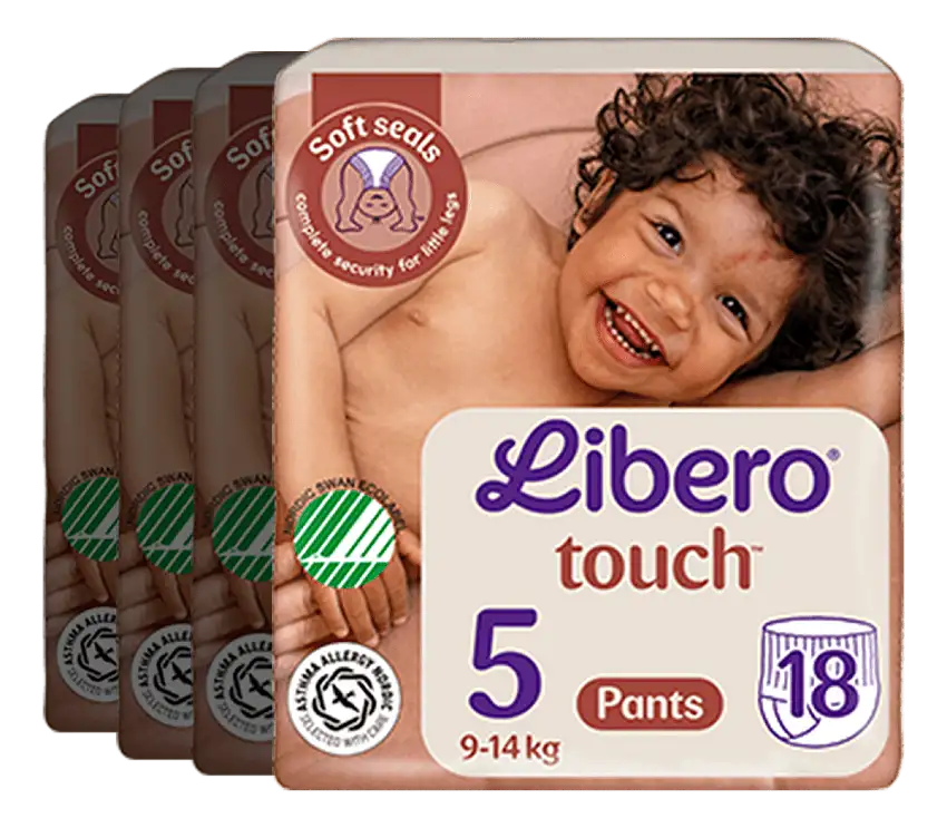 Libero Touch 5 Bukseble - 4 x 18 stk.