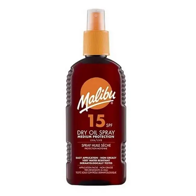 Malibu Sun - Dry Oil Sun Spray SPF 15 - 200 ml
