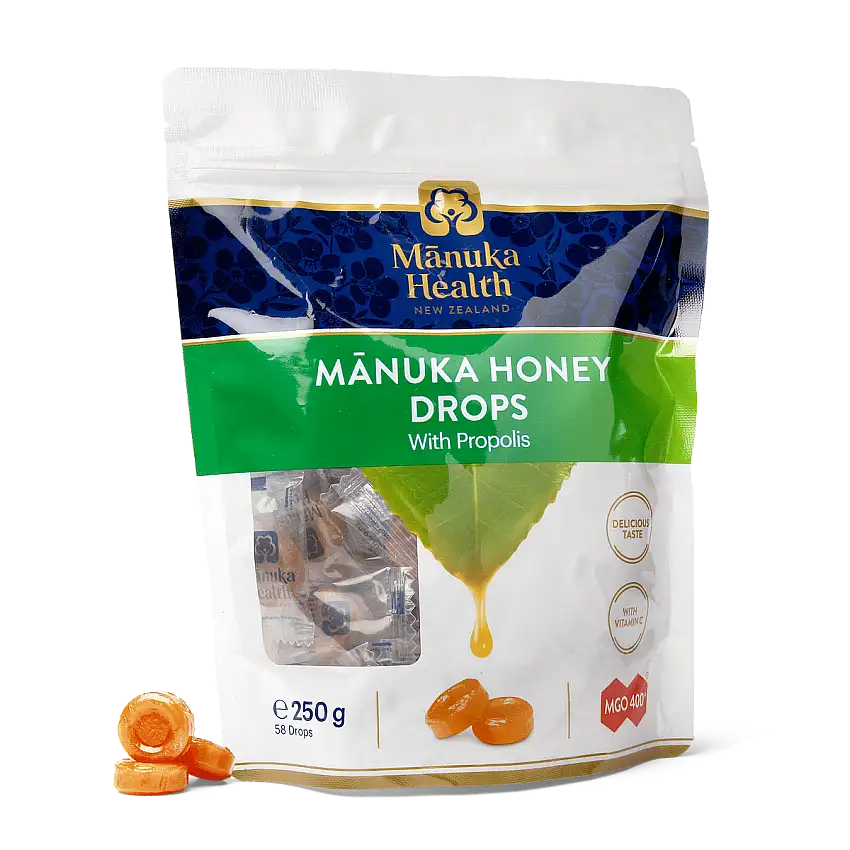 Manuka Health Honey Drops Propolis - 58 sugetabl.