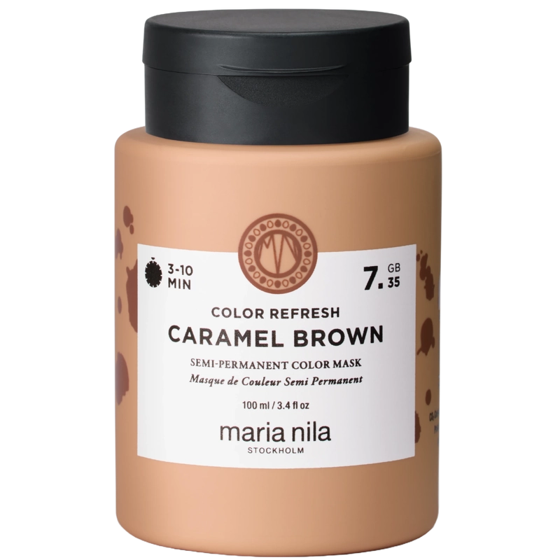 Maria Nila Colour Refresh 100 ml - 7.35 Caramel Brown