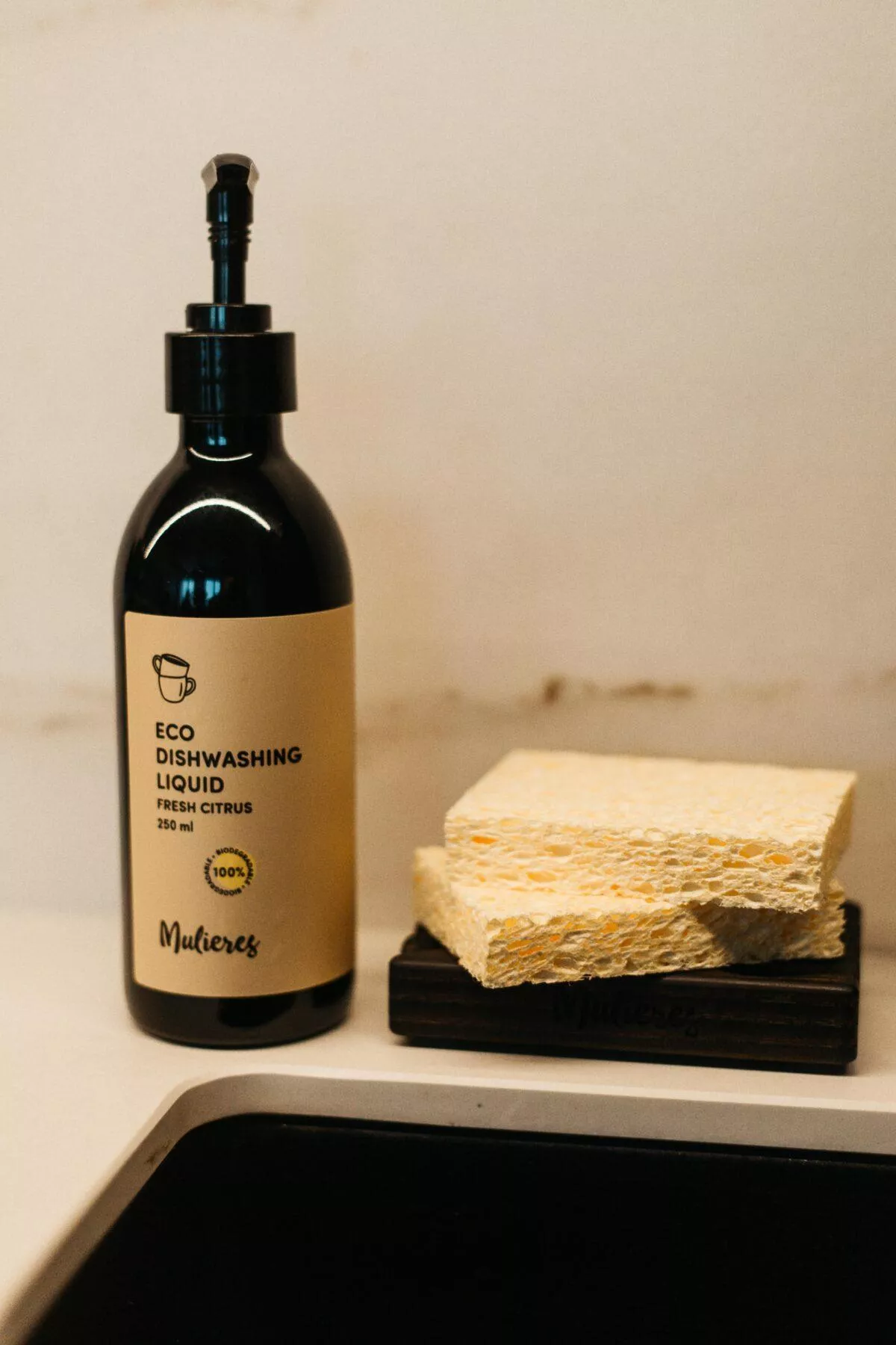 Mulieres Sæt med universelle rengøringssvampe (3 stk) - 100% komposterbare