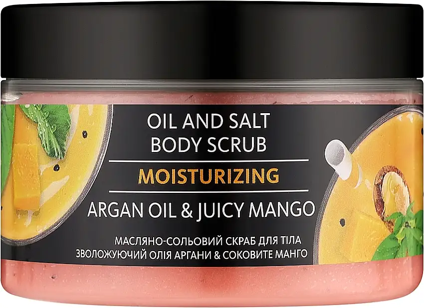 Saltet bodyscrub med arganolie og mangosmør 78865274