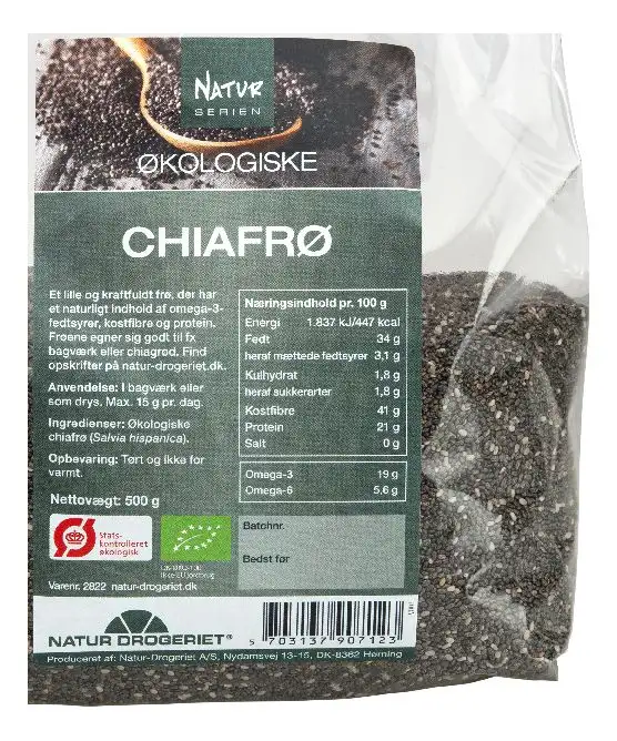 Natur-Drogeriet Chiafrø Ø - 500 g.