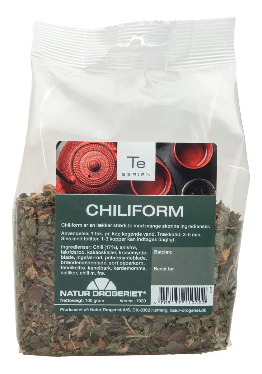 Natur-Drogeriet Chiliform Te - 100 g.