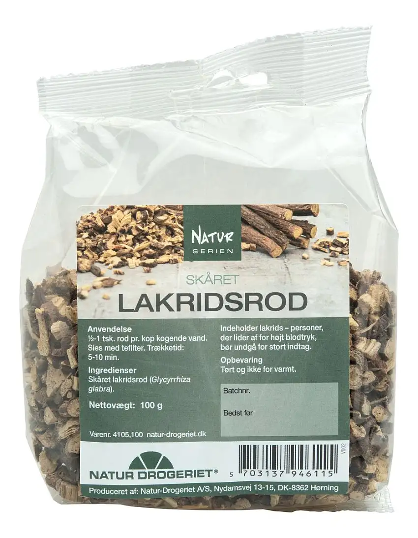 Natur-Drogeriet Lakridsrod Skåret - 100 g.