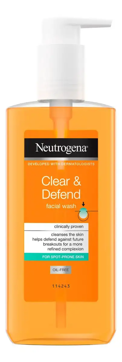 Neutrogena Clear & Defend Facial Wash - 200 ml.