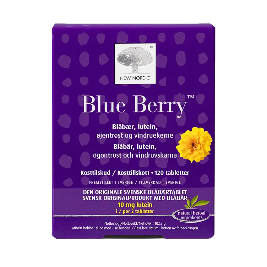 New Nordic Blue Berry Original - 120 tabl.