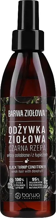 Hårbalsam med sort majroeekstrakt til svagt hår 74653750