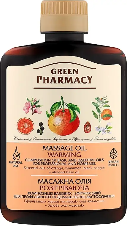 Varmende massageolie 73584234