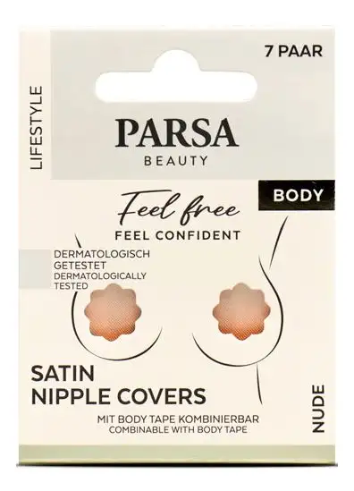 Parsa Beauty Nipple Covers Satin - 7 par