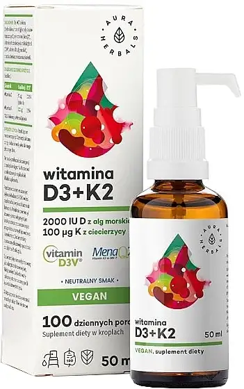 Kosttilskud "Vitamin D3 2000IE + K2" 31510444