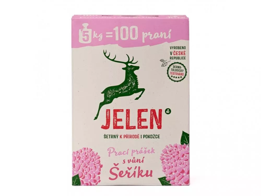 Jelen Vaskepulver med duft af syren 5kg