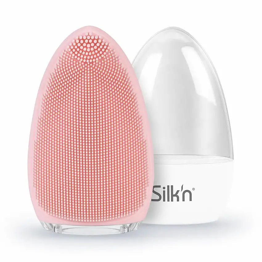 Silk'n Bright Silicone Facial Brush Pink