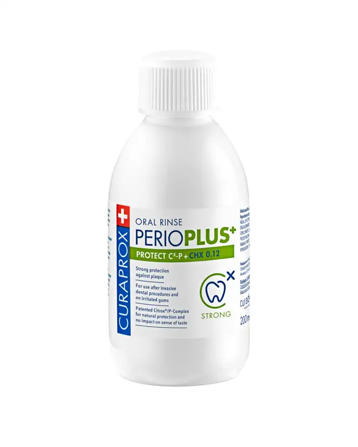Curaprox Perioplus 0,12% Klorhexidin Mundskyl med Citrox 200 ml
