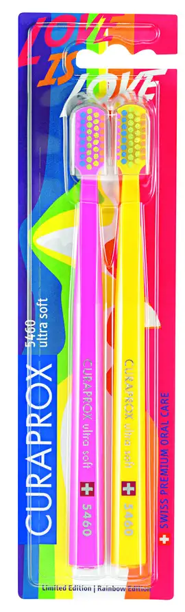 Curaprox Tandbørste Ultra Soft 2 pak - Asst. Farver