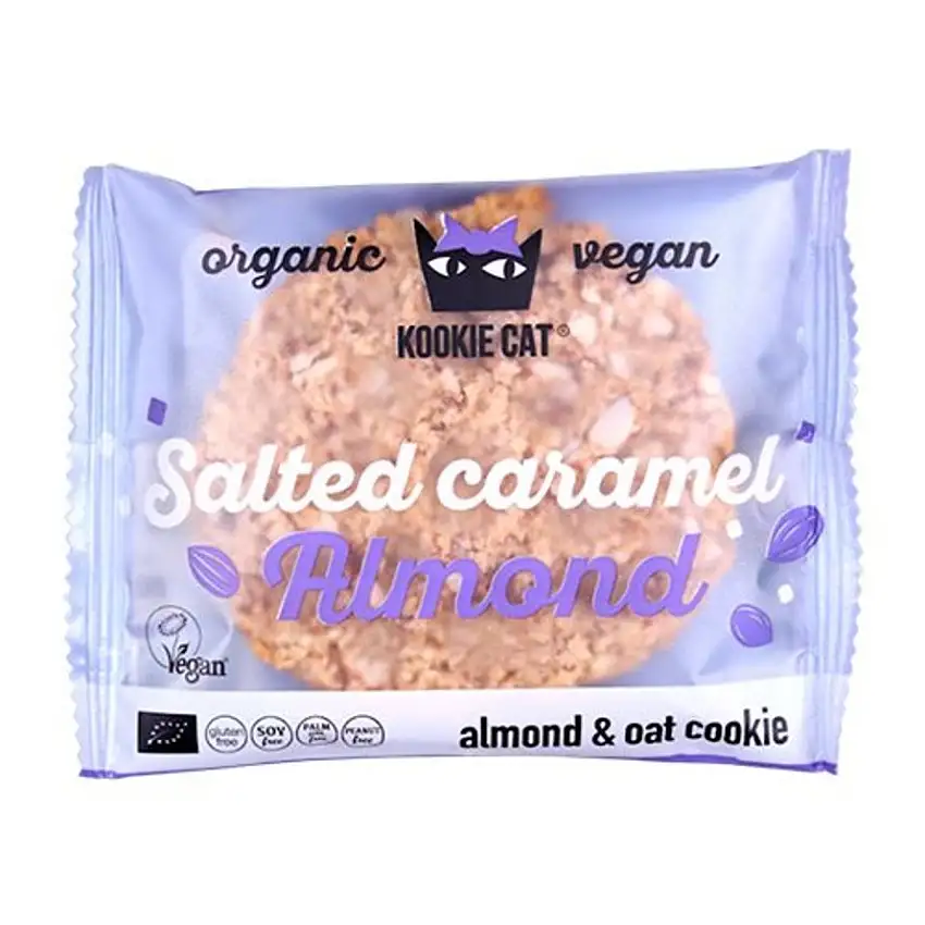 Kookie Cat Mandel Salted Caramel Cookie Ø 50 g