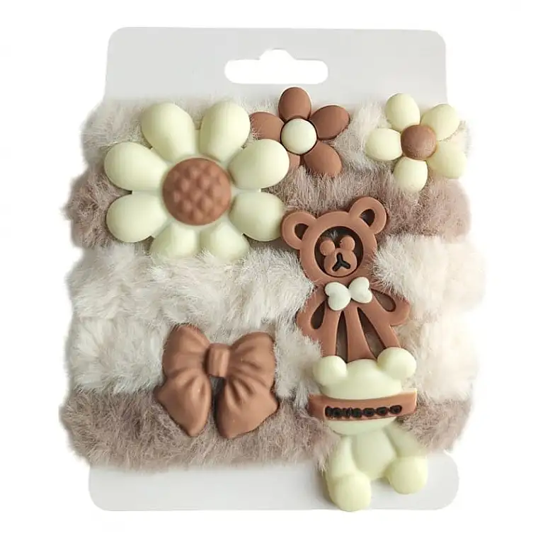 Sæt med bløde hårelastikker, 5 stk., GUM174 77884101