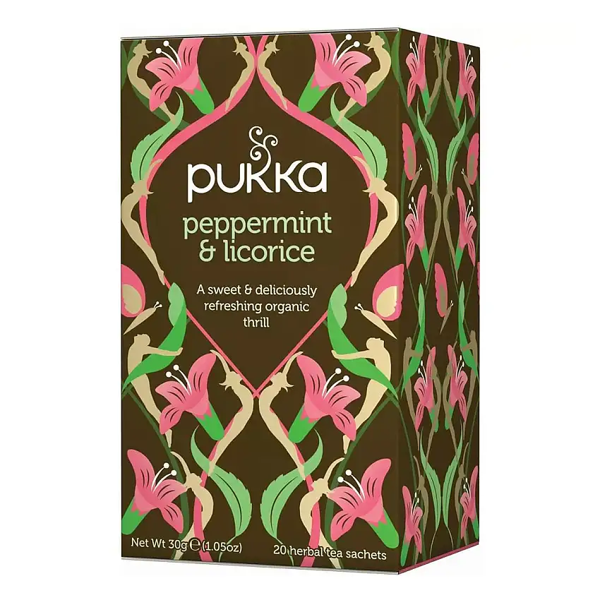 Pukka Peppermint & Licorice te Ø - 20 breve