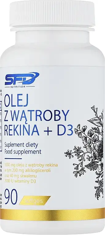 Kosttilskud "Hajleverolie + D3" 26552709