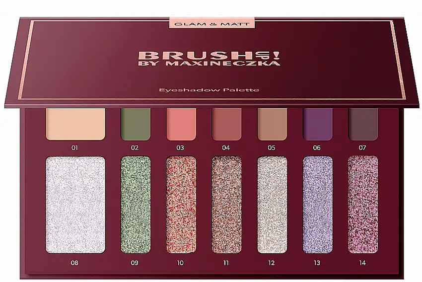 BrushUp! By Maxineczka Glam & Matt Eyeshadow Palette 62712141