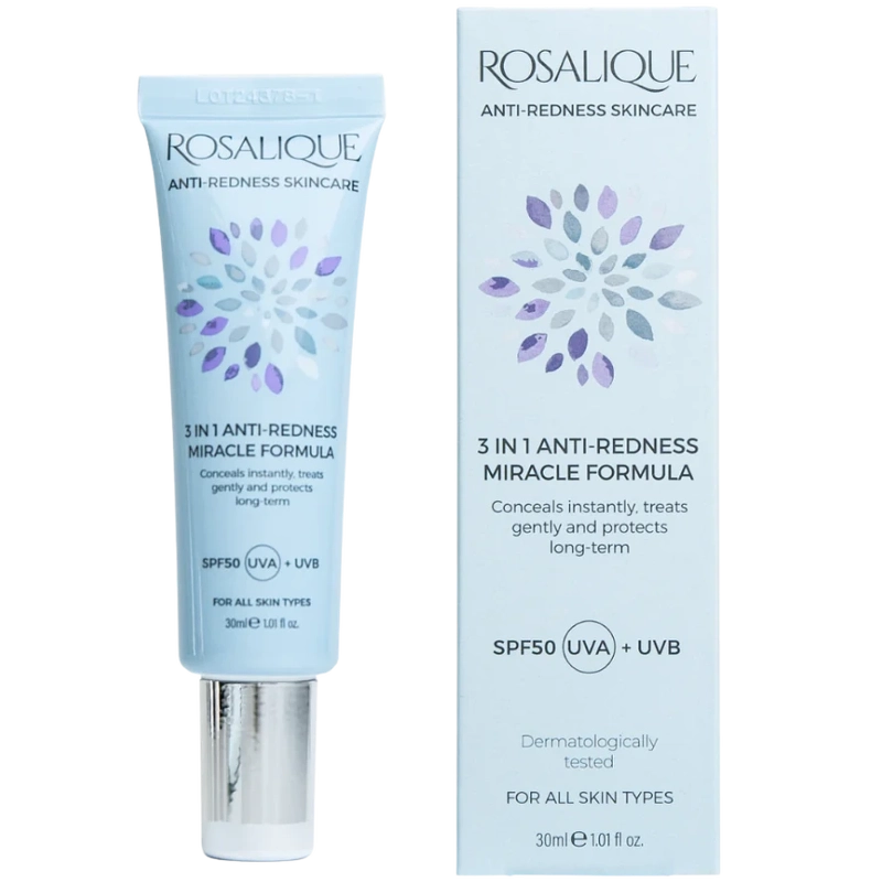 Rosalique 3-In-1 Anti-Redness Miracle Formula SPF 50 - 30 ml
