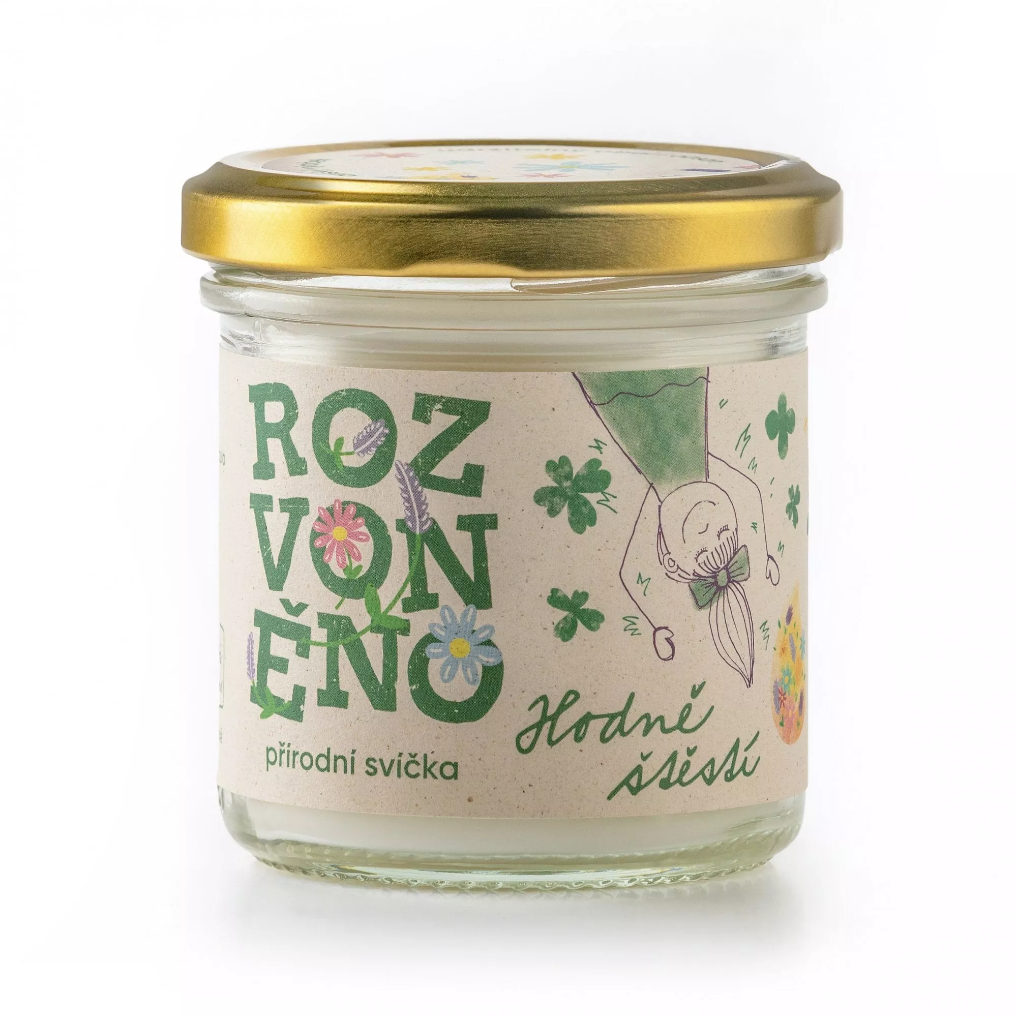 Duftlys - Held og lykke (130 ml) - med rosmarin og lavendel